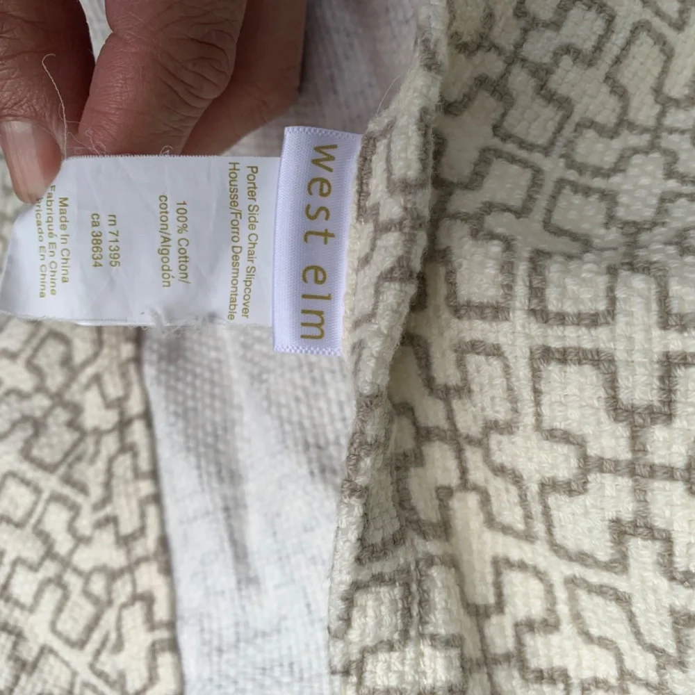 West Elm Porter Side Chair Slipcovers